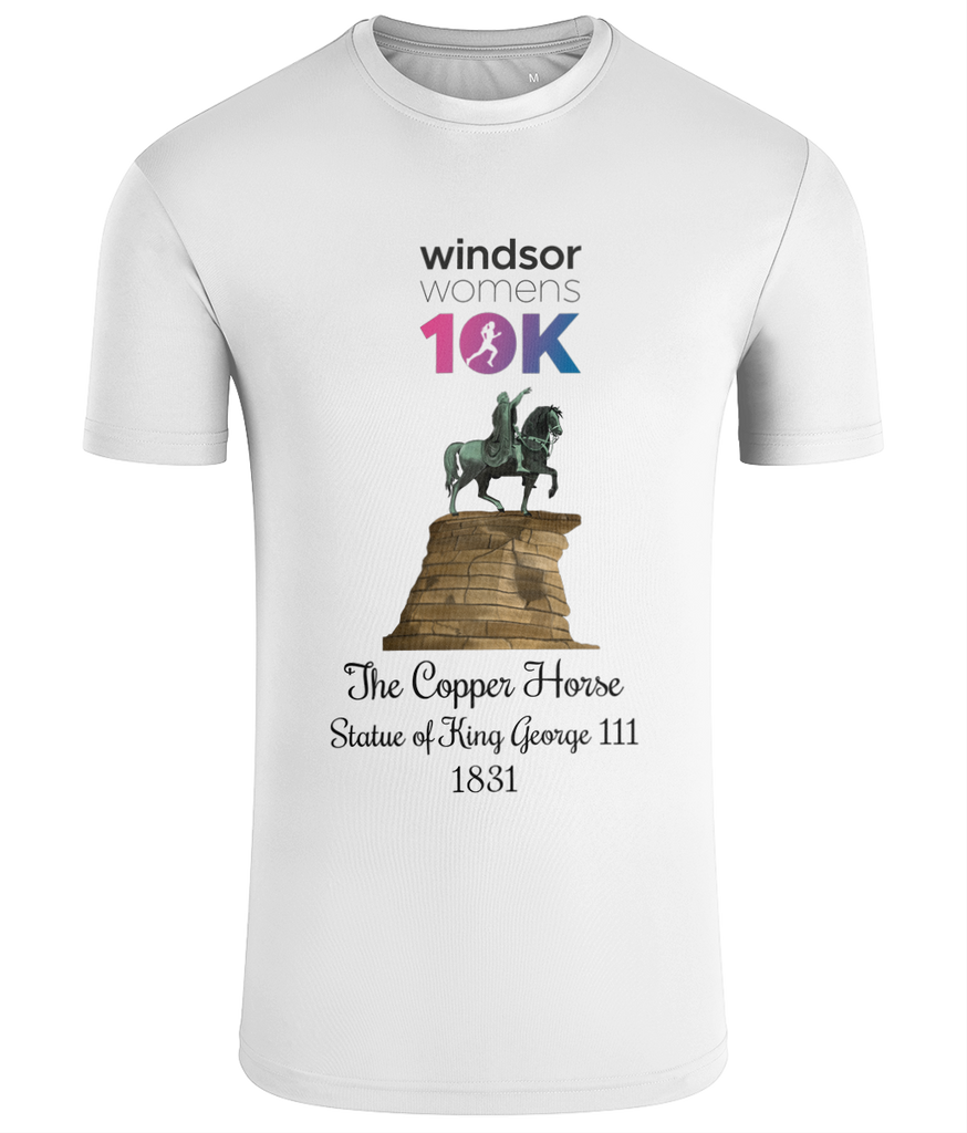 Windsor Women's 10k Copper Horse t-shirt - White