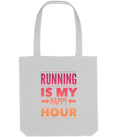 Running Is My Happy Hour - Tote Bag